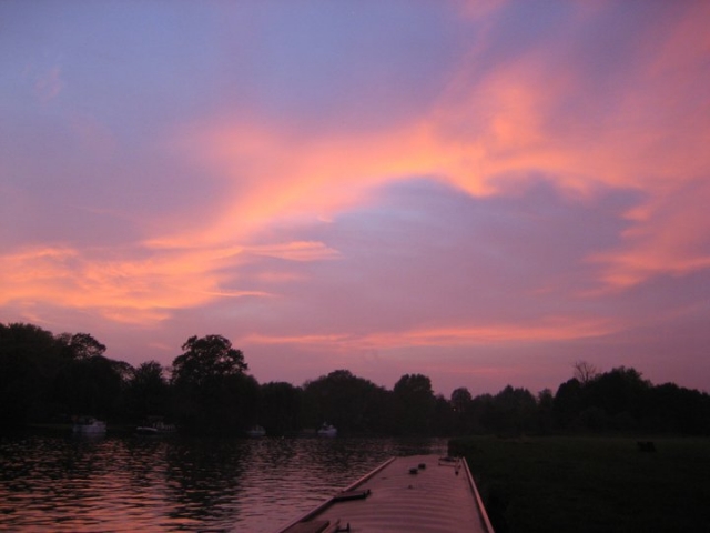 A beautiful view from the boat